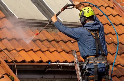 Démoussage et hydrofuge de toiture à Oizé